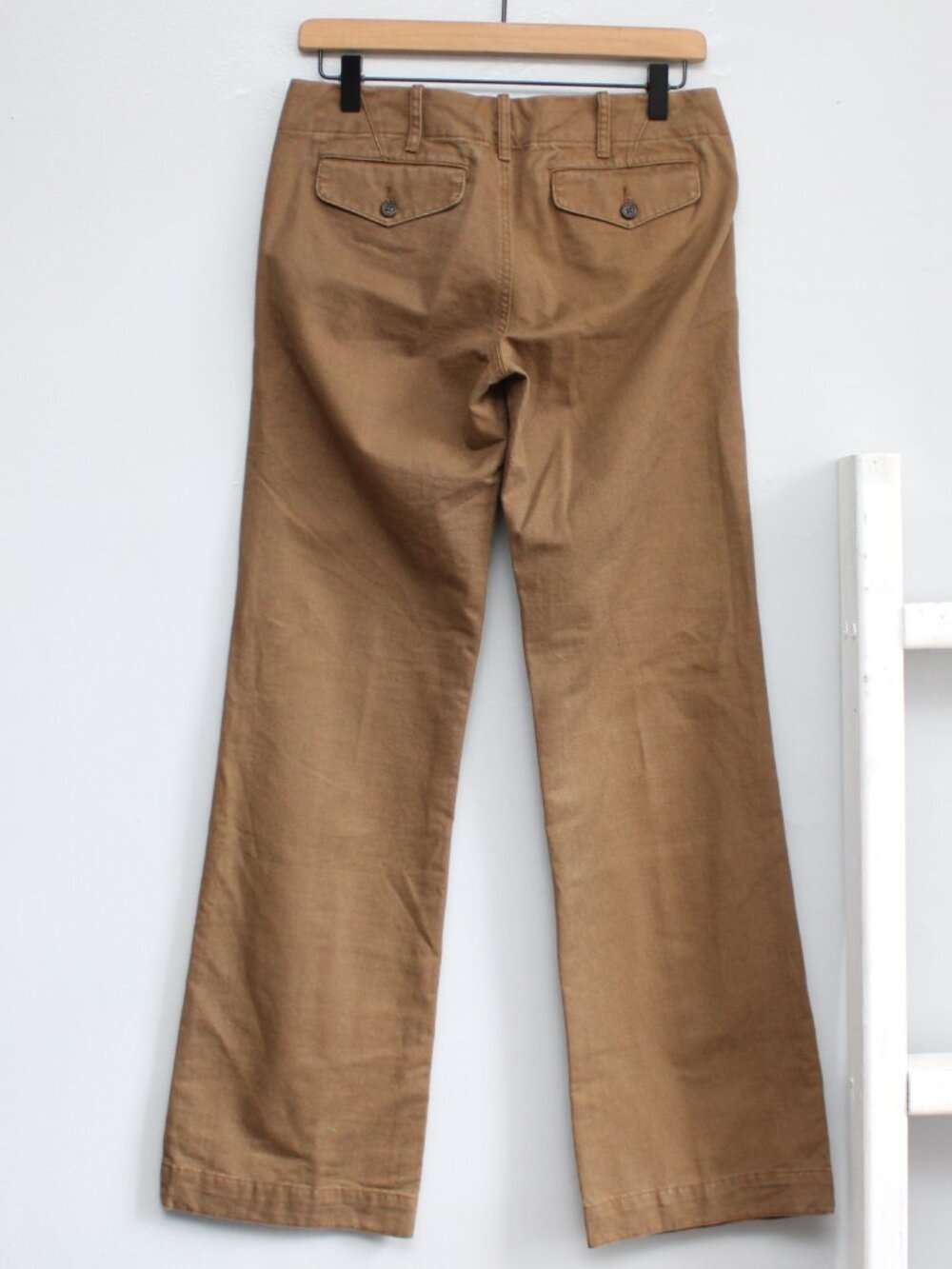 Ralph Lauren Women Blue Label Low-Rise Straight Leg Brown Trouser Pants sz 2 NWT - Picture 3 of 9